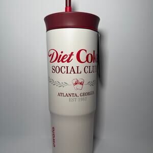 Owala X Coca-Cola Exclusive DIET COKE SOCIAL CLUB 24oz Straw Tumbler BNWT